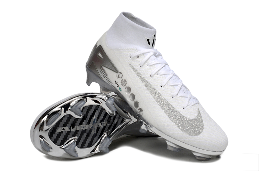 AIR ZOOM MERCURIAL VAPOR 16 X VINI JR WIT GRIJS