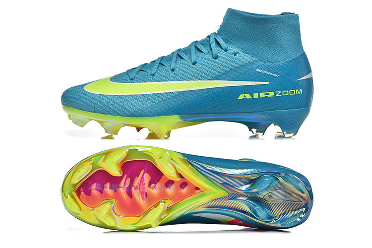AIR ZOOM MERCURIAL SUPERFLY BLAUW GEEL HOOG