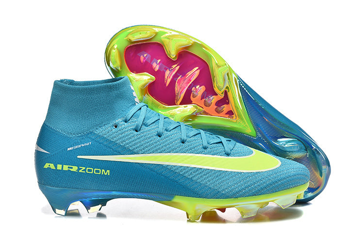 AIR ZOOM MERCURIAL SUPERFLY BLAUW GEEL HOOG