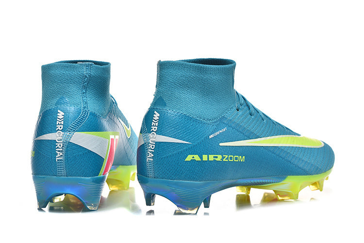 AIR ZOOM MERCURIAL SUPERFLY BLAUW GEEL HOOG