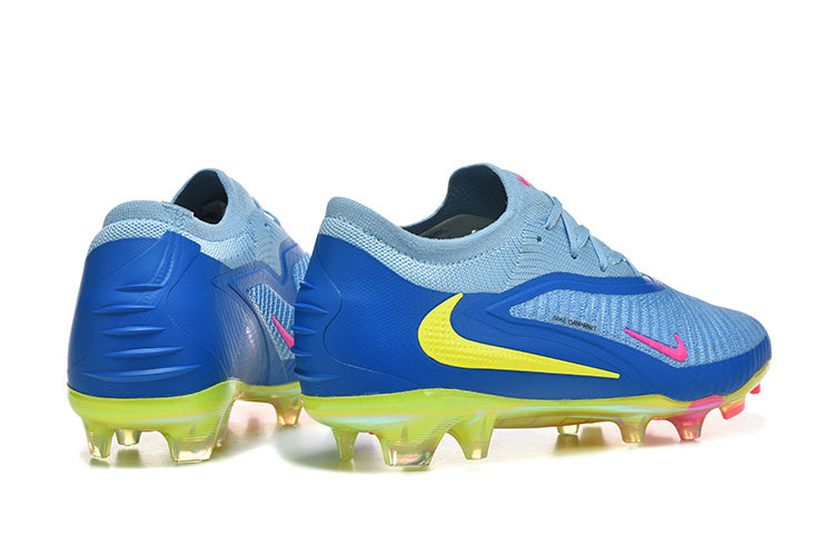 PHANTOM 6 ELITE FG LOW BLAUW FLUORESCEREND GEEL ROZE