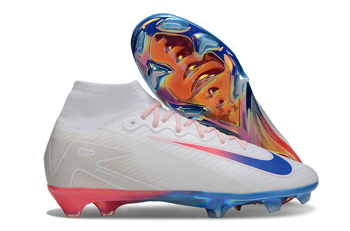 AIR ZOOM MERCURIAL VAPOR 16 WIT BLAUW ROZE HOOG