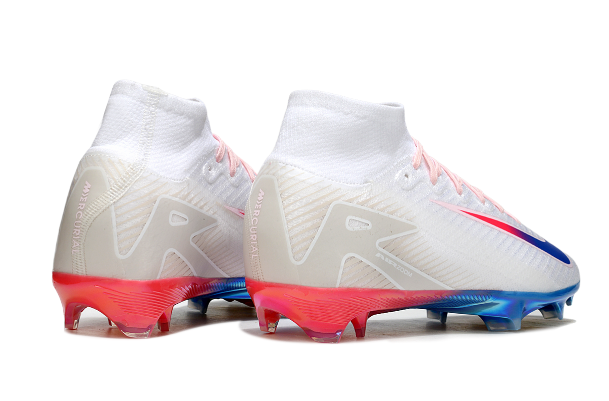 AIR ZOOM MERCURIAL VAPOR 16 WIT BLAUW ROZE HOOG